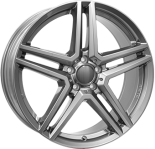 Alu kola ALUTEC M10, 18x7.5 5x112 ET44, šedivá lesklá