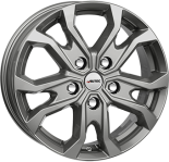 Alu kola AUTEC KISO, 18x7.5 5x130 ET58, titanová (zátěžová)