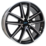 Alu kola CMS C30, 18x8 5x108 ET48, černá + leštění