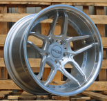 Alu kola Haxer SSA01, 18x8.5 5x120 ET20, stříbrná + leštěný límec