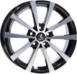 Alu kola IT WHEELS ALICE, 18x7.5 5x114.3 ET40, černá lesklá + leštění (zátěžová)