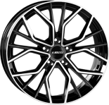 Alu kola IT WHEELS TIARA, 19x8 5x114.3 ET45, černá lesklá + leštění