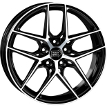 Alu kola Mille Miglia MM1004, 17x7.5 5x108 ET45, 