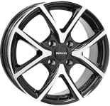 Alu kola MONACO WHEELS 2 CL2, 17x7 4x100 ET40, černá lesklá + leštění