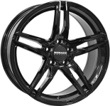 Alu kola MONACO WHEELS GP1, 17x7.5 5x112 ET45, černá lesklá