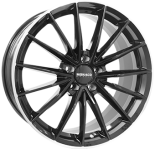 Alu kola MONACO WHEELS GP14, 18x7.5 5x112 ET45, černá lesklá + leštěný límec