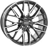 Alu kola MONACO WHEELS GPX, 18x8 5x108 ET42, černá lesklá + leštění (zátěžová)