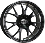 Alu kola MONACO WHEELS MIRABEAU, 17x7 4x100 ET42, černá matná + leštění