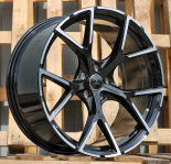 Alu kola Racing Line 3S5997, 18x8 5x112 ET46, černá + leštění