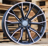 Alu kola Racing Line A5385, 19x8.5 5x112 ET25, černá matná