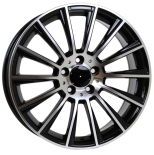 Alu kola Racing Line B1048, 18x8 5x112 ET40, černá + leštění