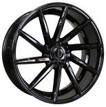 Alu kola Racing Line B1058, 20x8.5 5x112 ET30, černá lesklá