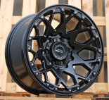 Alu kola Racing Line B1108, 17x9 6x139.7 ET6, černá matná