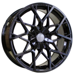 Alu kola Racing Line B1383, 19x9.5 5x120 ET37, černá lesklá