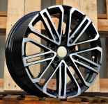 Alu kola Racing Line B1994, 17x7 5x114.3 ET45, černá + leštění