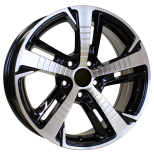 Alu kola Racing Line B5514, 16x7 4x108 ET30, černá + leštění