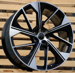 Alu kola Racing Line B5907, 18x8 5x112 ET39, černá + leštění