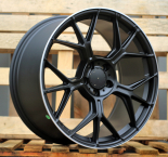 Alu kola Racing Line FBX120, 18x8 5x112 ET42, Černá + leštěný límec