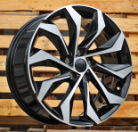 Alu kola Racing Line I1139, 20x8 5x112 ET41, černá + leštění