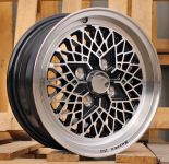 Alu kola Racing Line L1352, 13x5.5 4x100 ET30, černá + leštění