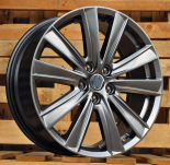 Alu kola Racing Line L2080, 19x7.5 5x114.3 ET45, Titanová metalíza