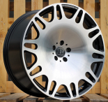 Alu kola Racing Line XE629, 22x10.5 5x112 ET38, černá + leštění