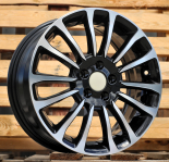 Alu kola Racing Line Y1204, 17x7 5x98 ET41, černá + leštění