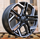 Alu kola Racing Line Y1243, 18x7.5 5x112 ET41, černá + leštění