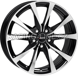 Alu kola AUTEC BRIXEN, 18x7.5 5x120 ET45, černá lesklá + leštění