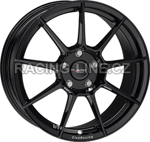 Alu kola AUTEC CLUB RACING, 17x7.5 4x100 ET38, černá lesklá