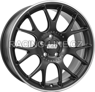 Alu kola BBS CHR, 19x10 5x130 ET38, černá matná + leštění