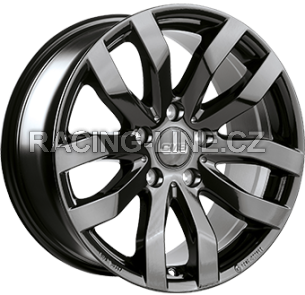 Alu kola CMS C22, 17x7.5 5x108 ET44, černá lesklá