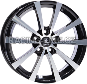 Alu kola IT WHEELS 2 ALICE, 18x7.5 5x114.3 ET40, černá lesklá + leštění (zátěžová)