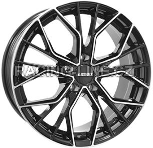 Alu kola IT WHEELS TIARA, 19x8 5x112 ET45, černá lesklá + leštění