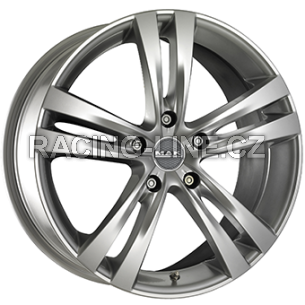 Alu kola MAK ZENITH, 18x8 5x108 ET45, stříbrná metalíza