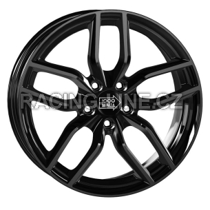 Alu kola Mille Miglia MM039, 18x8 5x112 ET31, černá lesklá