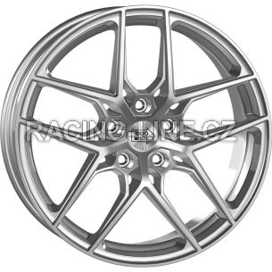 Alu kola Mille Miglia MM1004, 17x7.5 5x108 ET45, stříbrná