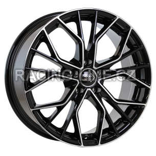 Alu kola Mille Miglia MM1020, 18x8 5x112 ET45, černá + leštění