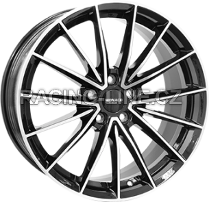 Alu kola MONACO WHEELS GP14, 18x7.5 5x112 ET45, černá lesklá + leštění