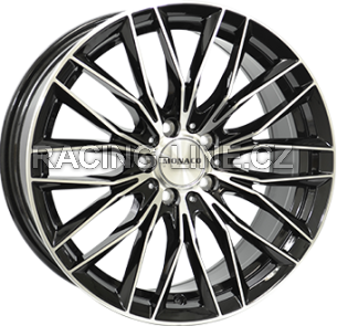 Alu kola MONACO WHEELS GP2, 18x8 5x108 ET45, černá lesklá + leštění