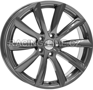 Alu kola MONACO WHEELS GP6, 18x8 5x114.3 ET38, tmavě šedivá