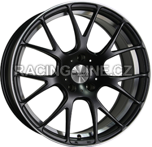 Alu kola MONACO WHEELS MIRABEAU, 17x7 4x100 ET37, černá matná + leštění