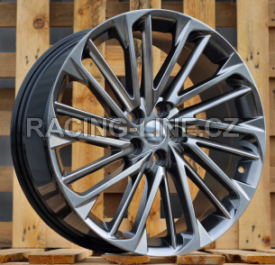 Alu kola Racing Line A1353, 20x8 5x114.3 ET30, Titanová metalíza