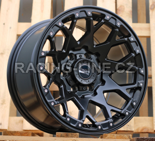 Alu kola Racing Line B1108, 17x9 6x139.7 ET6, černá matná