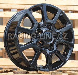 Alu kola Racing Line B1380, 18x8 5x150 ET60, černá lesklá (zátěžová)