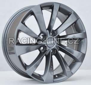 Alu kola Racing Line B1396, 19x8.5 5x114.3 ET40, šedivá matná