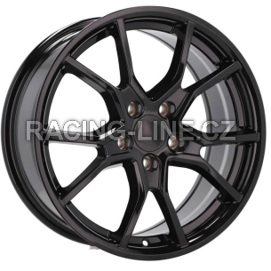 Alu kola Racing Line B1418, 18x8 5x114.3 ET45, černá lesklá