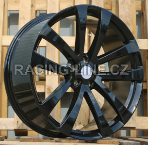 Alu kola Racing Line B1796, 22x9.5 5x120 ET42.5, černá lesklá (zátěžová)