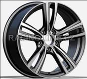 Alu kola Racing Line B5739, 17x8 5x120 ET34, černá + leštění