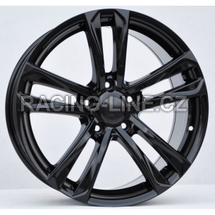 Alu kola Racing Line BK798, 15x6 4x100 ET45, černá lesklá